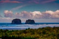 The Rockaway Rocks on the Oregon Coast