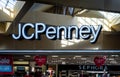 Rockaway, NJ - January 11, 2019: JCPenney store at the Rockaway Mall advertising discounts Royalty Free Stock Photo