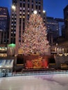 Rockefeller Center Christmas New York City Royalty Free Stock Photo