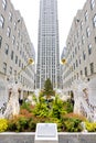 Rockefeller Center at Christmas, New York City, USA Royalty Free Stock Photo