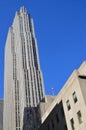 . Rockefeller Center is a complex of 19 commercial buildings