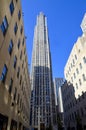 Rockefeller Center is a complex of 19 commercial buildings Royalty Free Stock Photo