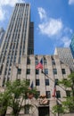 Rockefeller Center is a large complex of commercial buildings located in the center of Midtown Manhattan Royalty Free Stock Photo