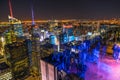 Rockefeller Center Observation Deck of the people and the night view