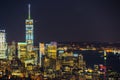 Rockefeller Center Observation Deck of the people and the night view