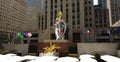 Rockefeller Center, Seated Ballerina by Jeff Koons, New York City, NYC, NY, USA