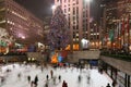 Rockefeller Center tree Royalty Free Stock Photo