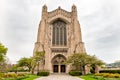 Rockefeller Memorial Chapel on the campus of the Chicago University, USA Royalty Free Stock Photo