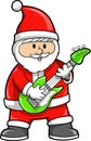 Rocker Christmas Holiday Santa