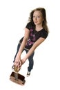 Rocker Girl Royalty Free Stock Photo