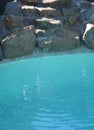 Rockery & Pool Royalty Free Stock Photo