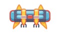 Rocket Boosters or Jetpack. Advanced Propulsion Technology. vector design Generative AI Royalty Free Stock Photo