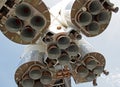 Rocket engine nozzles Royalty Free Stock Photo