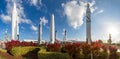 Rocket garden at Kennedy Space Center