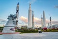 Rocket garden at Kennedy Space Center