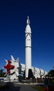 Rocket Garden in Kennedy Space Center, Florida Royalty Free Stock Photo