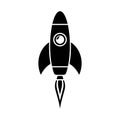 Rocket icon. Startup icon. Spaceship icon