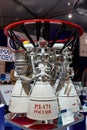 Rocket jet engine RD-171. MAKS-2017 Royalty Free Stock Photo