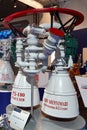 Rocket jet engine RD-180. MAKS-2017 Royalty Free Stock Photo