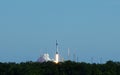 Rocket launch in Florida`s space coast Royalty Free Stock Photo