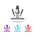 Rocket Launch icon. Elements of space in multi colored icons. Premium quality graphic design icon. Simple icon for websites, web d Royalty Free Stock Photo