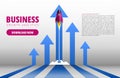 Rocket Launcher Business Growth Analytics Concept Design