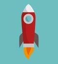 rocket launcher isolated icon Royalty Free Stock Photo