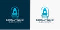 rocket logo design vector, technology logo vector Royalty Free Stock Photo