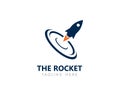rocket logo icon Royalty Free Stock Photo