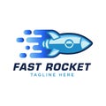 Rocket Logo Vector Design Template Basic RGB Royalty Free Stock Photo