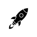 Rocket Logo Vector Design Template Basic RGB Royalty Free Stock Photo