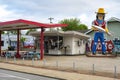 Route 66, Rocket Man Gas Station, Travel Royalty Free Stock Photo