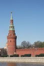 Rocket military special purpose near the Kremlin wall