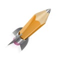 Rocket pencil