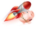 Rocket Piggy Bank