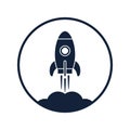 Rocket rocketing graphics icon