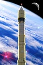 Rocket space Royalty Free Stock Photo
