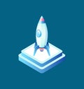 Rocket Symbol, Business Equipment, Ship Vector