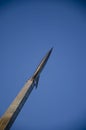 The rocket at the top of the Monument to the Conquerors of Space Royalty Free Stock Photo