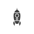 Rocket toy vector icon Royalty Free Stock Photo