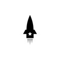 rocket of the USSR icon. Element of communism illustration. Premium quality graphic design icon. Signs and symbols collection icon