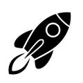 Rocket vector icon Royalty Free Stock Photo