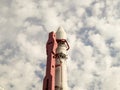 Rocket Vostok with a living module on top Royalty Free Stock Photo
