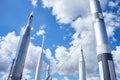 Rockets at NASA Kennedy Space Center Florida