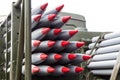 Rockets, weapons of mass destruction, nuclear weapons, chemical arms. Royalty Free Stock Photo