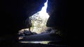 Rockfall in Tunnel Creek the Kimberleys Western Australia Royalty Free Stock Photo