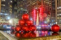 Rockfeller Center Holiday Decorations - New York City Royalty Free Stock Photo