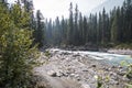 Rockies river scene Royalty Free Stock Photo