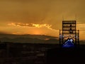 Rockies sunset Royalty Free Stock Photo