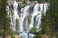 Rockies Waterfall Royalty Free Stock Photo